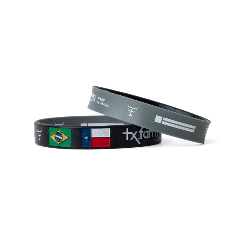 PULSEIRA DE SILICONE TEXAS FARM BANDEIRAS