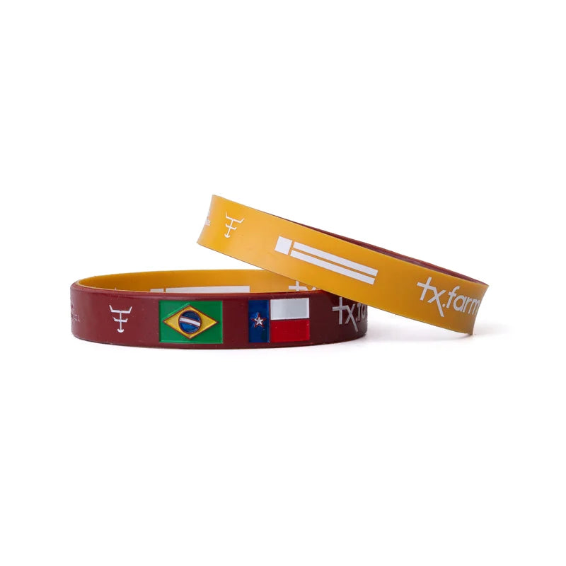 PULSEIRA DE SILICONE TEXAS FARM BANDEIRAS
