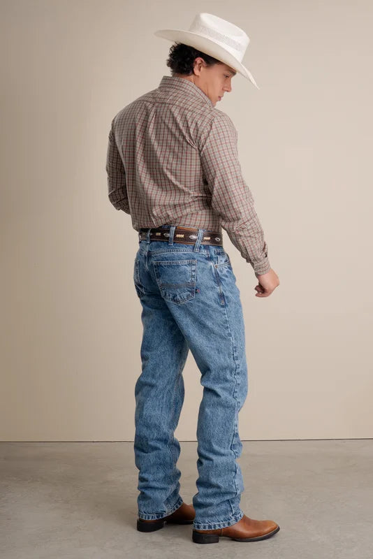 CALÇA JEANS MASCULINA TEXAS FARM MARMORIZADA - STYLE THREE HARD 100%