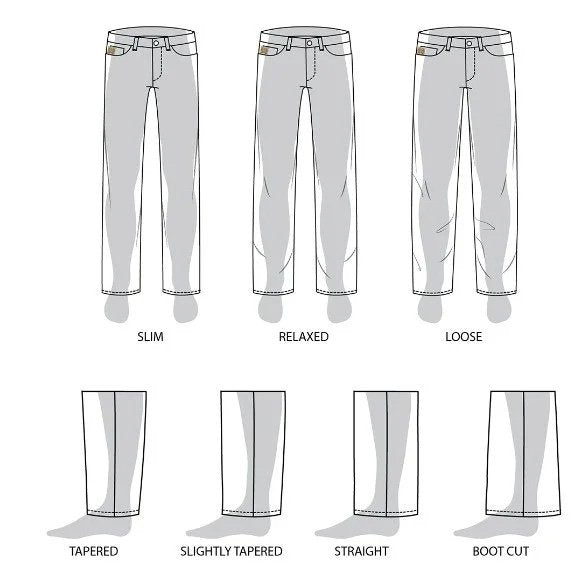 Calça Cinch Masculina White Label Relaxed Mid Rise Straight
