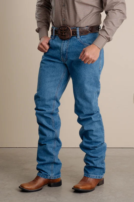 CALÇA JEANS MASCULINA TEXAS FARM - STYLE THREE HARD 100%