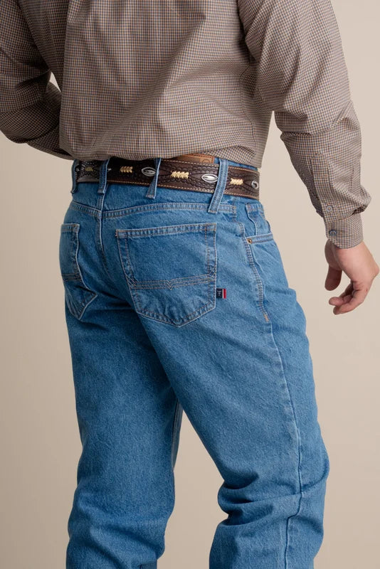 CALÇA JEANS MASCULINA TEXAS FARM - STYLE THREE HARD 100%