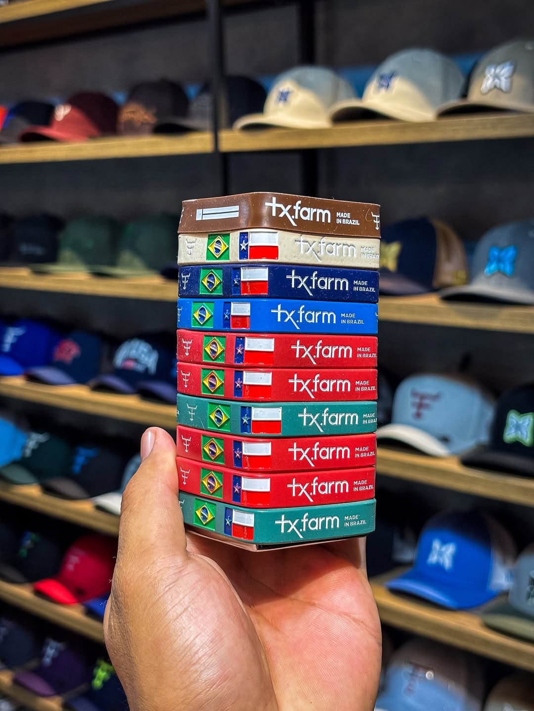 PULSEIRA DE SILICONE TEXAS FARM BANDEIRAS